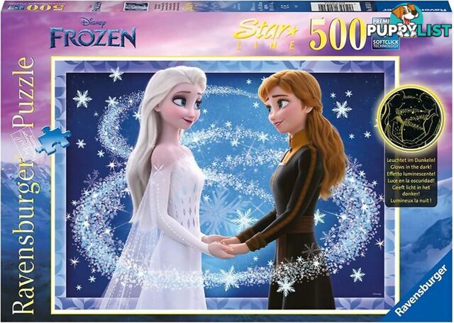 Ravensburger - Disney Frozen Sisters Anna & Elsa Jigsaw Puzzle 500pc - Mdrb80531 - 4005556805310