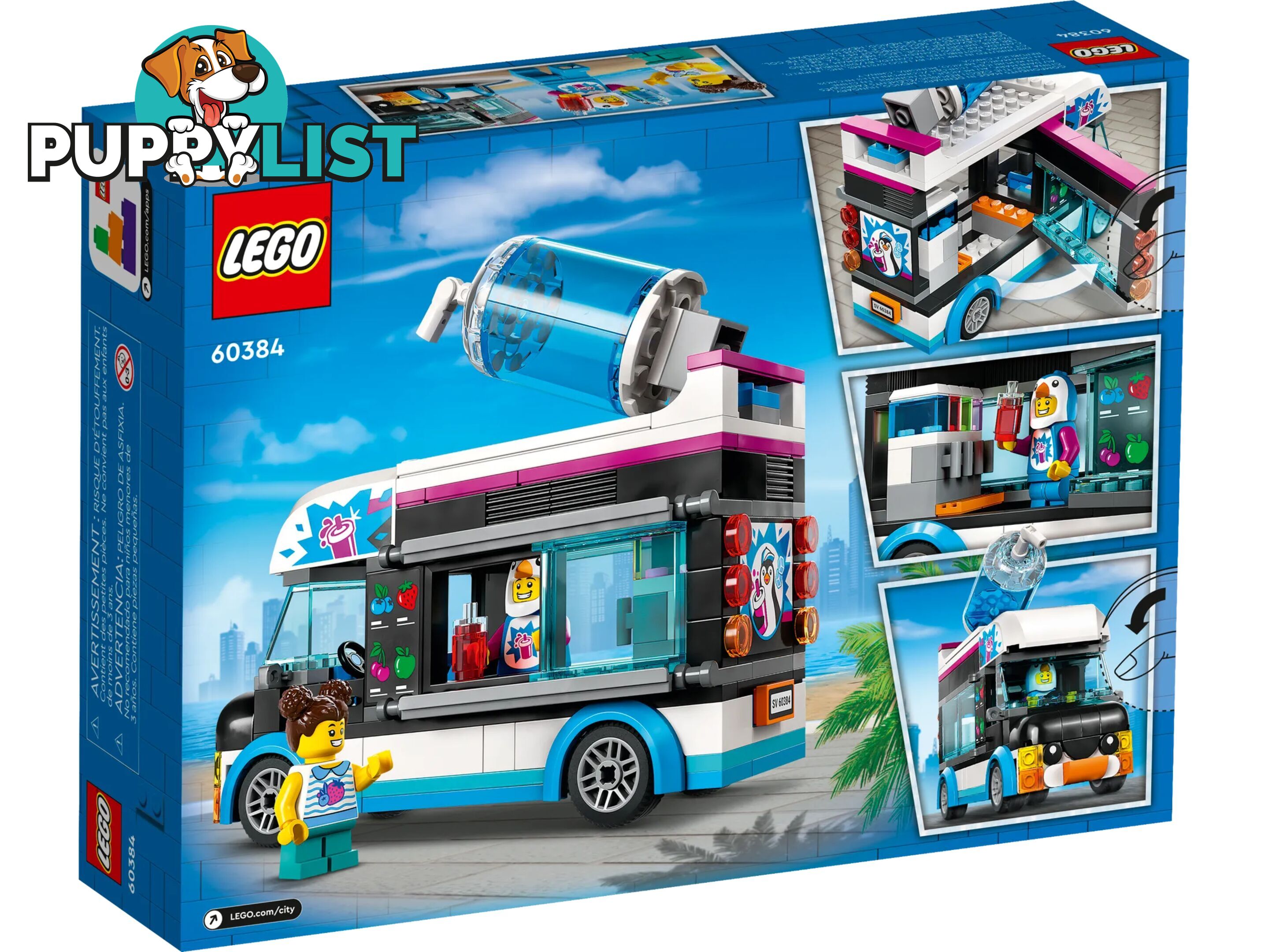 LEGO 60384 Penguin Slushy Van - City - 5702017398860