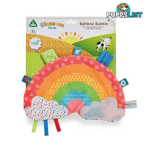 Early Learning Centre Blossom Farm Rainbow Blankie - Mdelc200105 - 5034253001045