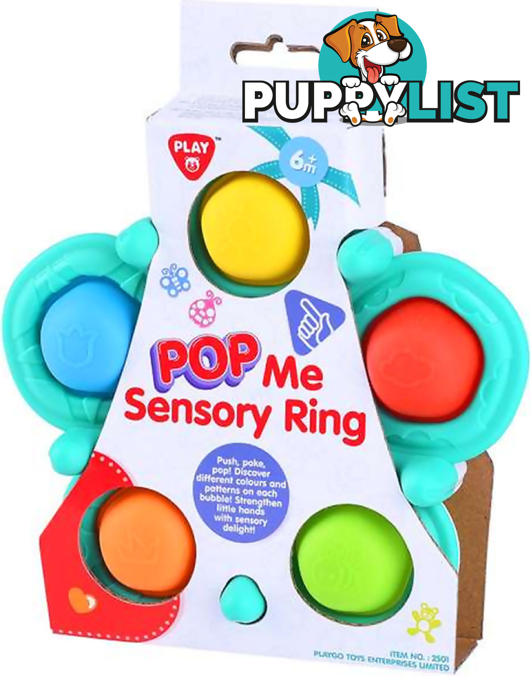 Playgo Toys Ent. Ltd. - Pop Me Sensory Ring - Art66122 - 4892401025012