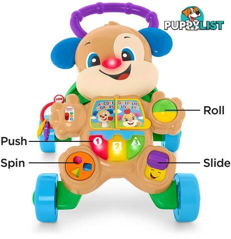 Fisher Price - Laugh & Learn Baby Walker With Smart Stages Learning Content Puppy - Mafhy94 - 887961531442