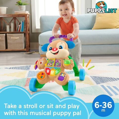 Fisher Price - Laugh & Learn Baby Walker With Smart Stages Learning Content Puppy - Mafhy94 - 887961531442