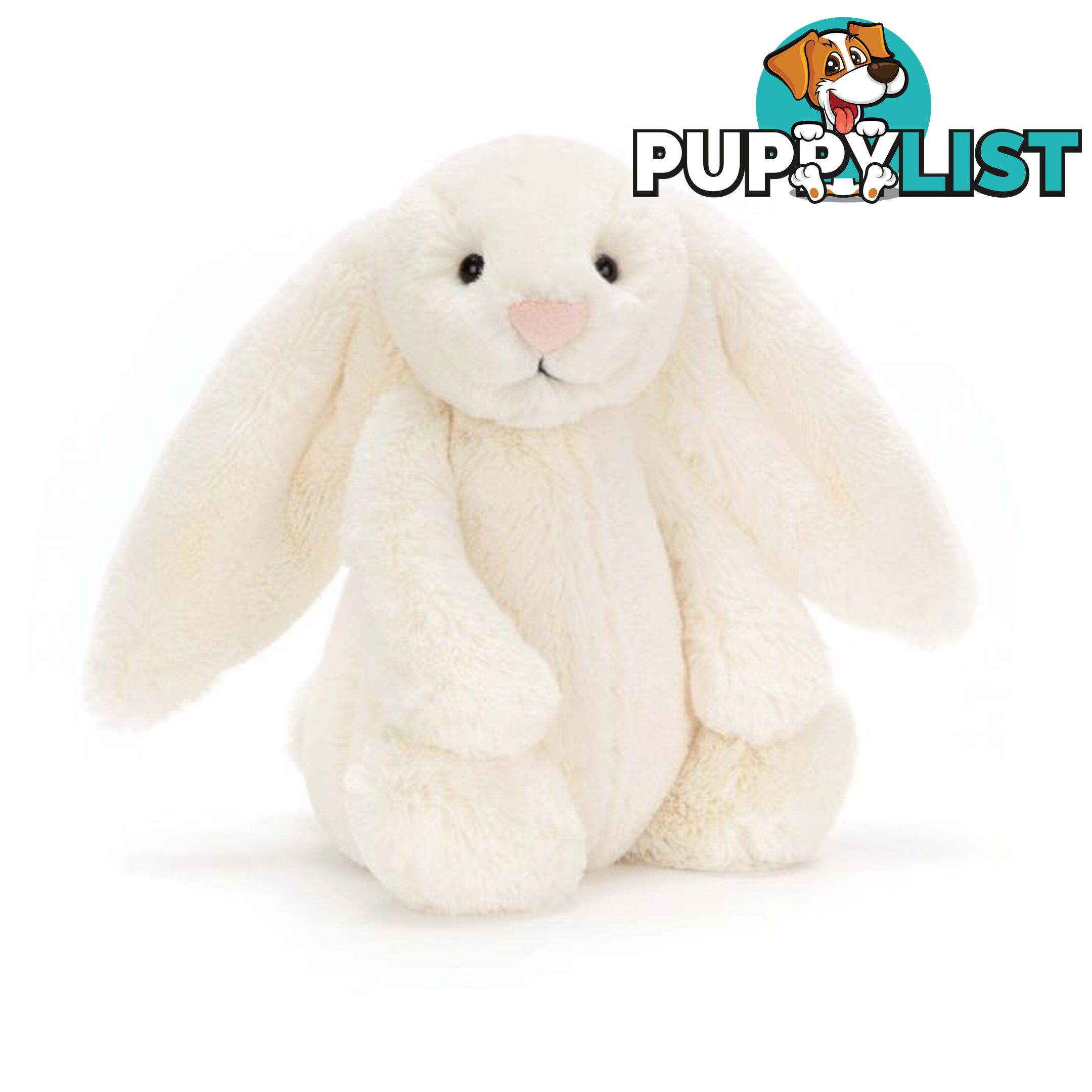 Jellycat Bashful Cream Bunny Medium Cream 31x12x15cm   Bas3bc - 670983045550