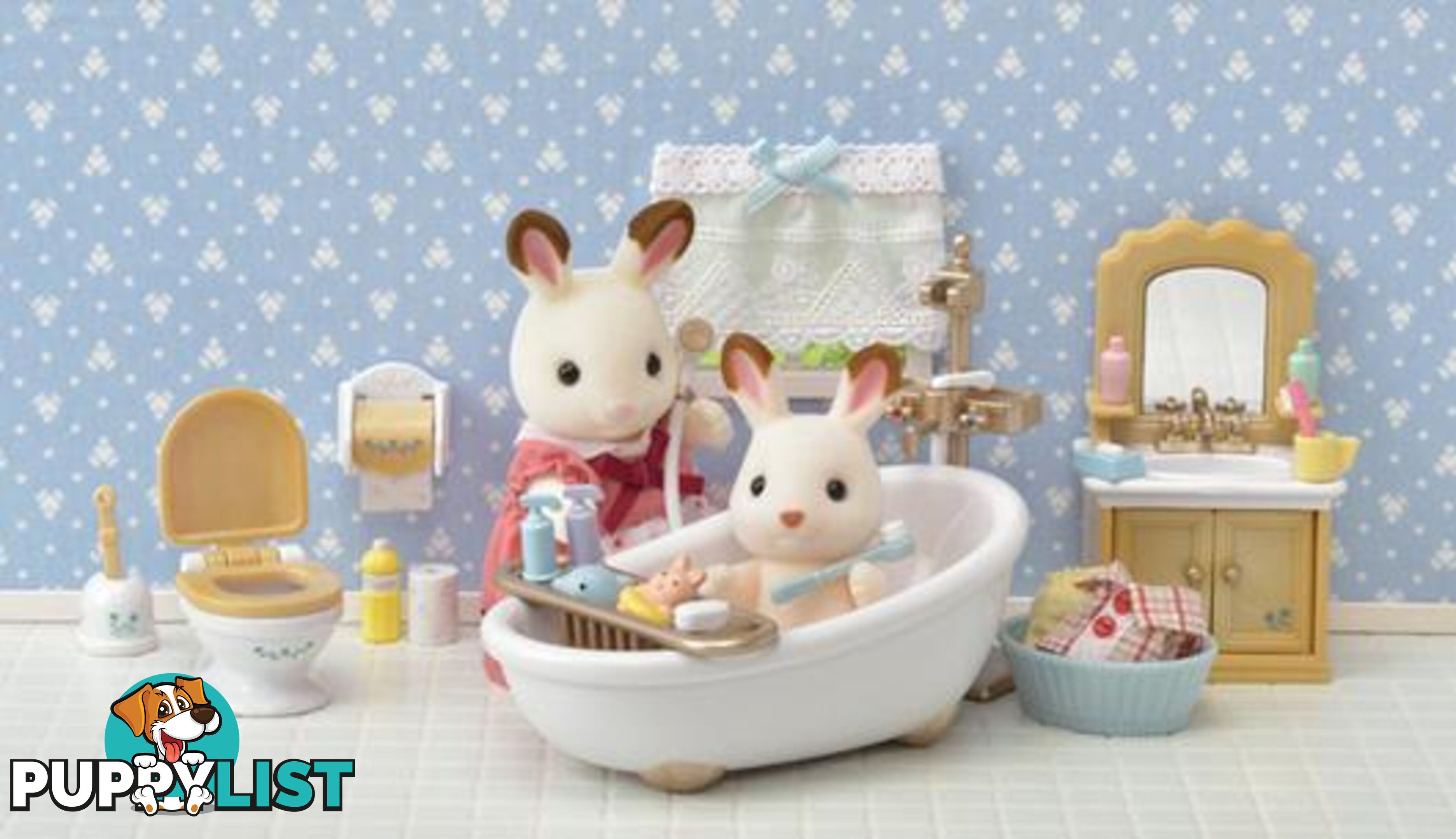 Sylvanian Families - Country Bathroom Set Sf5286 - 5054131052860