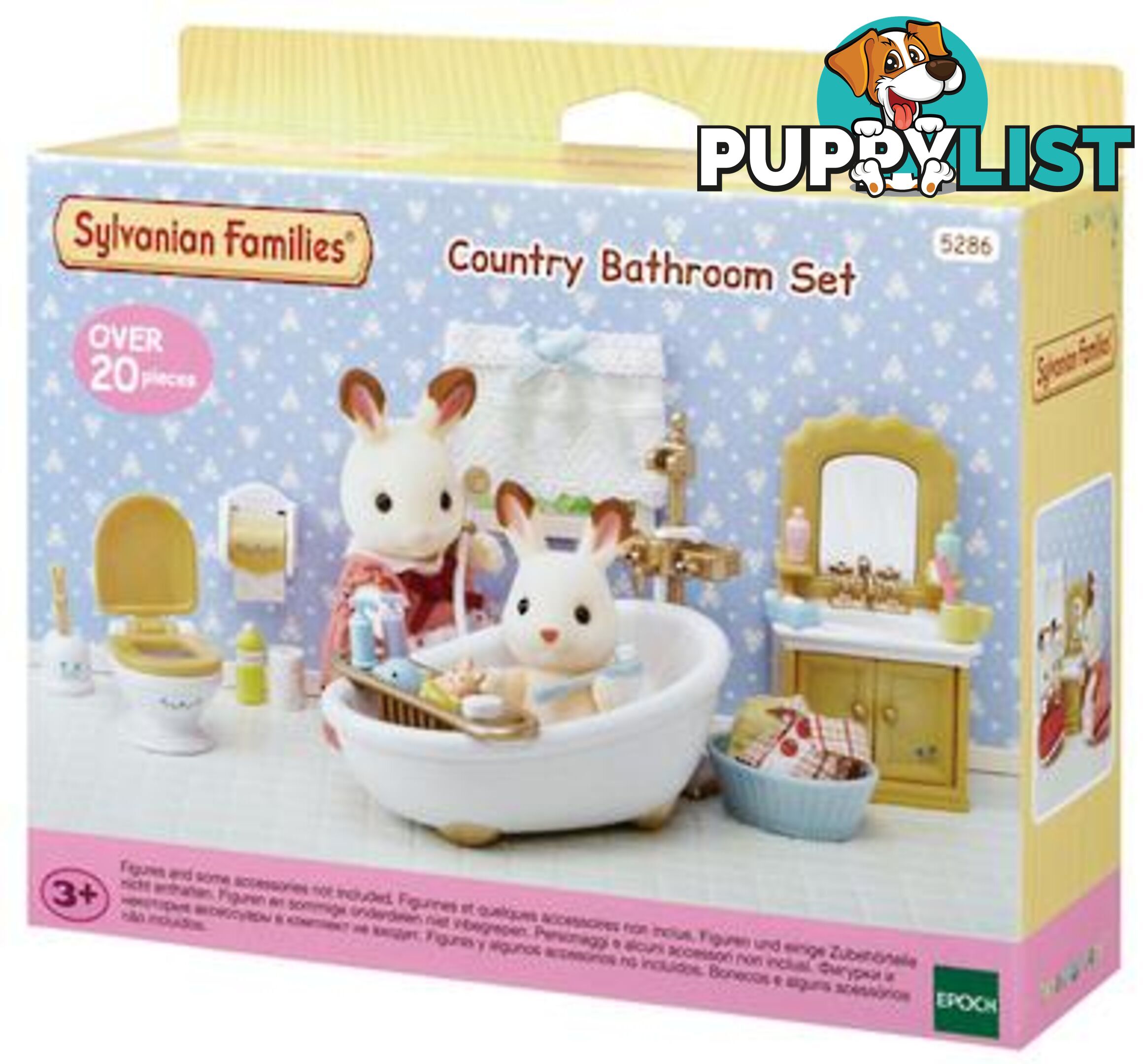 Sylvanian Families - Country Bathroom Set Sf5286 - 5054131052860