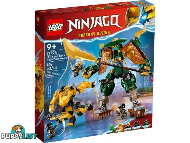 LEGO 71794 Lloyd and Arin's Ninja Team Mechs - Ninjago - 5702017413082