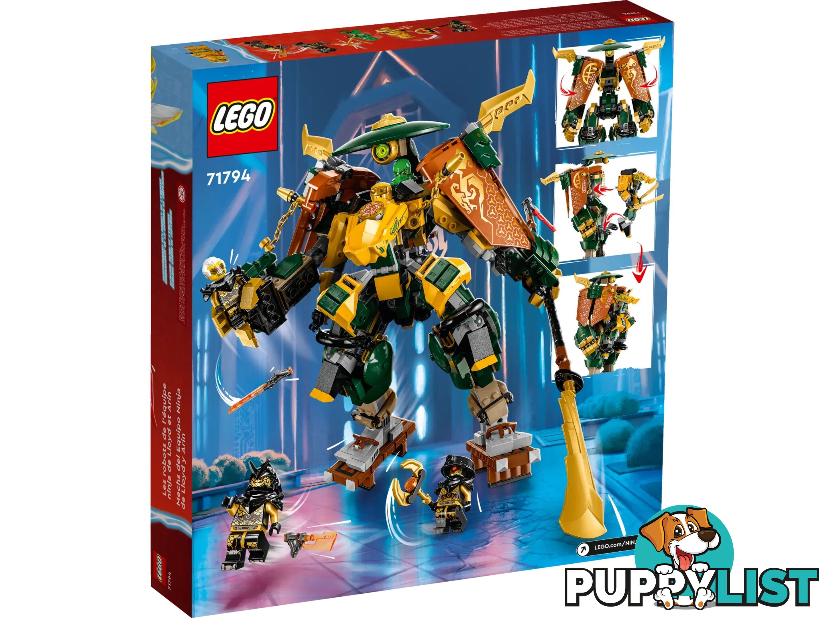 LEGO 71794 Lloyd and Arin's Ninja Team Mechs - Ninjago - 5702017413082