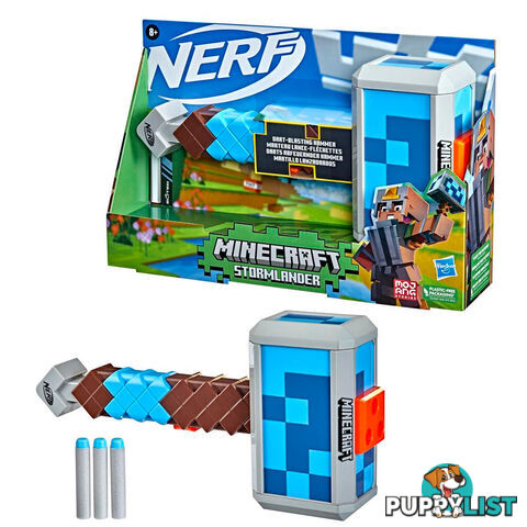 Nerf Minecraft Stormlander Dart-blassorted Stylesing Hammer - Hbf44162210 - 195166151335