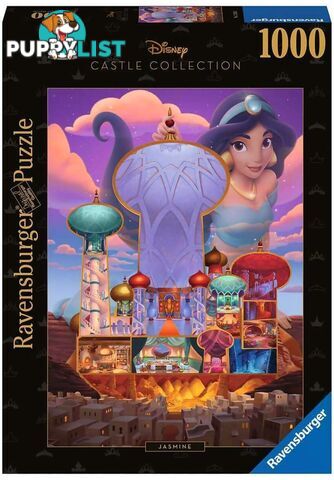 Ravensburger - Disney Castles Jasmine Jigsaw Puzzle 1000pc - Mdrb17330 - 4005556173303