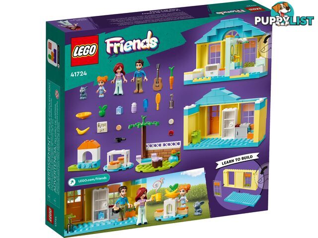 LEGO 41724 Paisleys House - Friends - 5702017412832