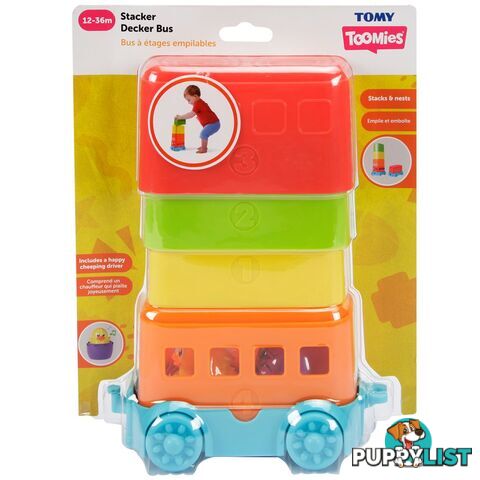 Toomies - Tomy Stacker Decker Bus - Lce73220c - 5011666732209