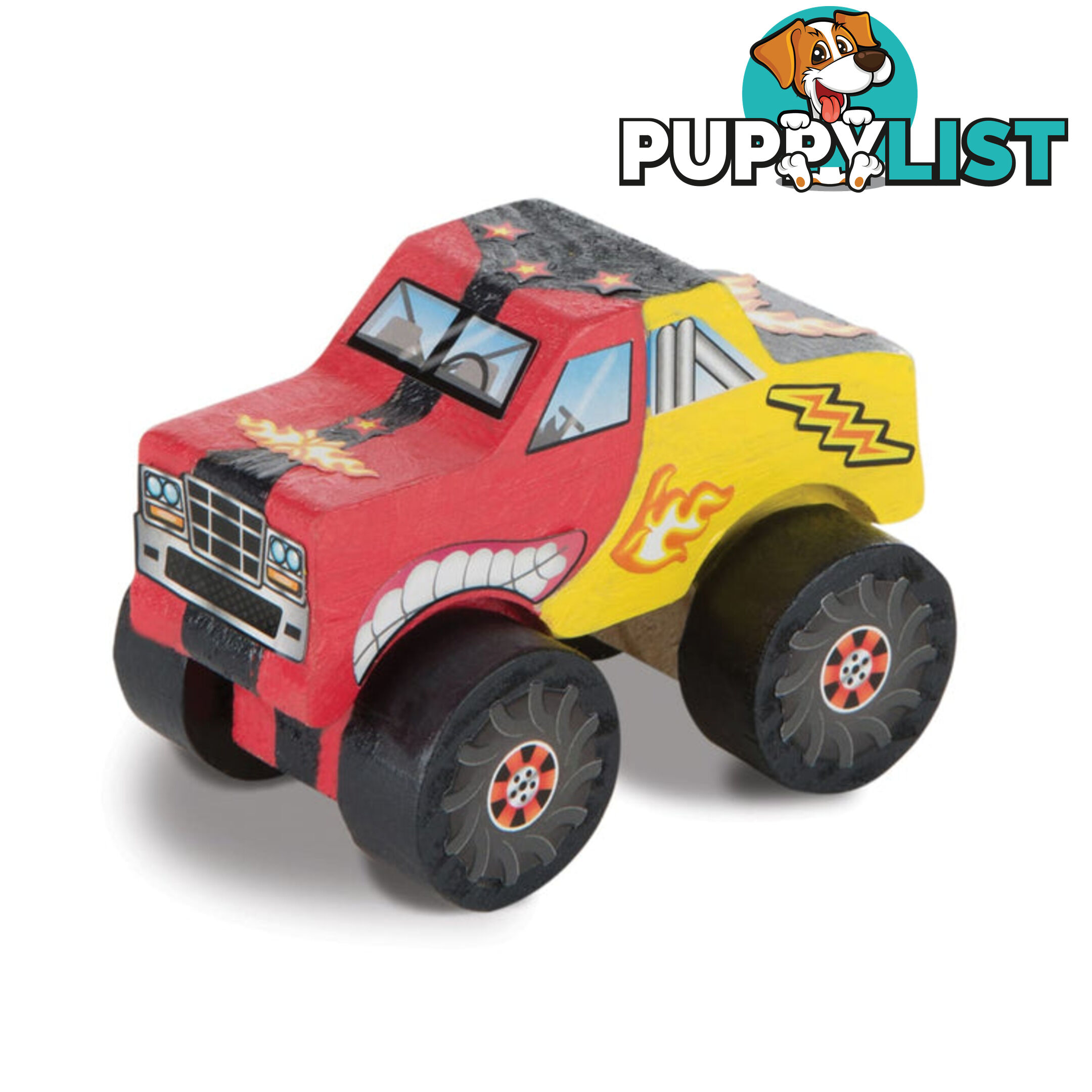 Melissa & Doug - Created By Me! Monster Truck Wooden Craft Kit - Mdmnd9524 - 000772095242