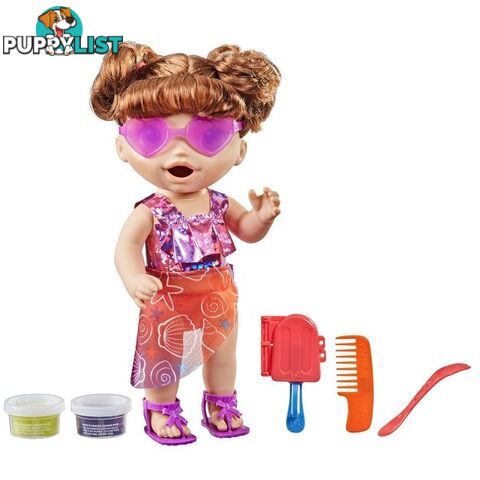 Baby Alive - Sunshine Snacks Doll Brown Hair F16815 - 5010993813933