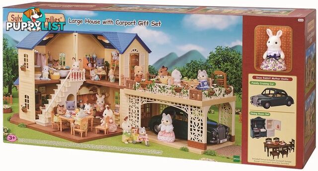 Sylvanian Families - Large House With Carport Mdsf5669 - 5054131056691