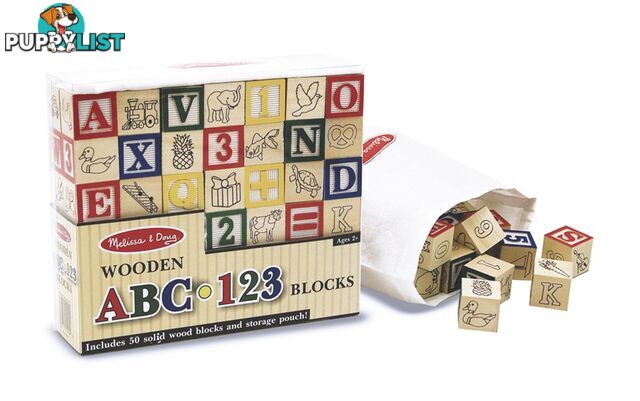 Melissa & Doug - Abc 123 Blocks Mdmnd1900 - 000772019002