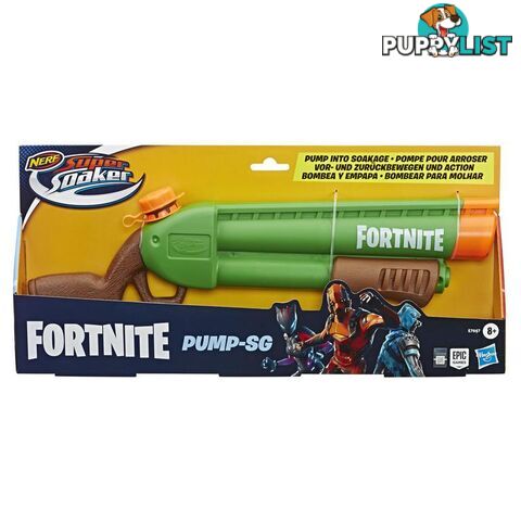 Nerf Super Soaker Fortnite Pump-sg Hbe76475loo - 5010993674602