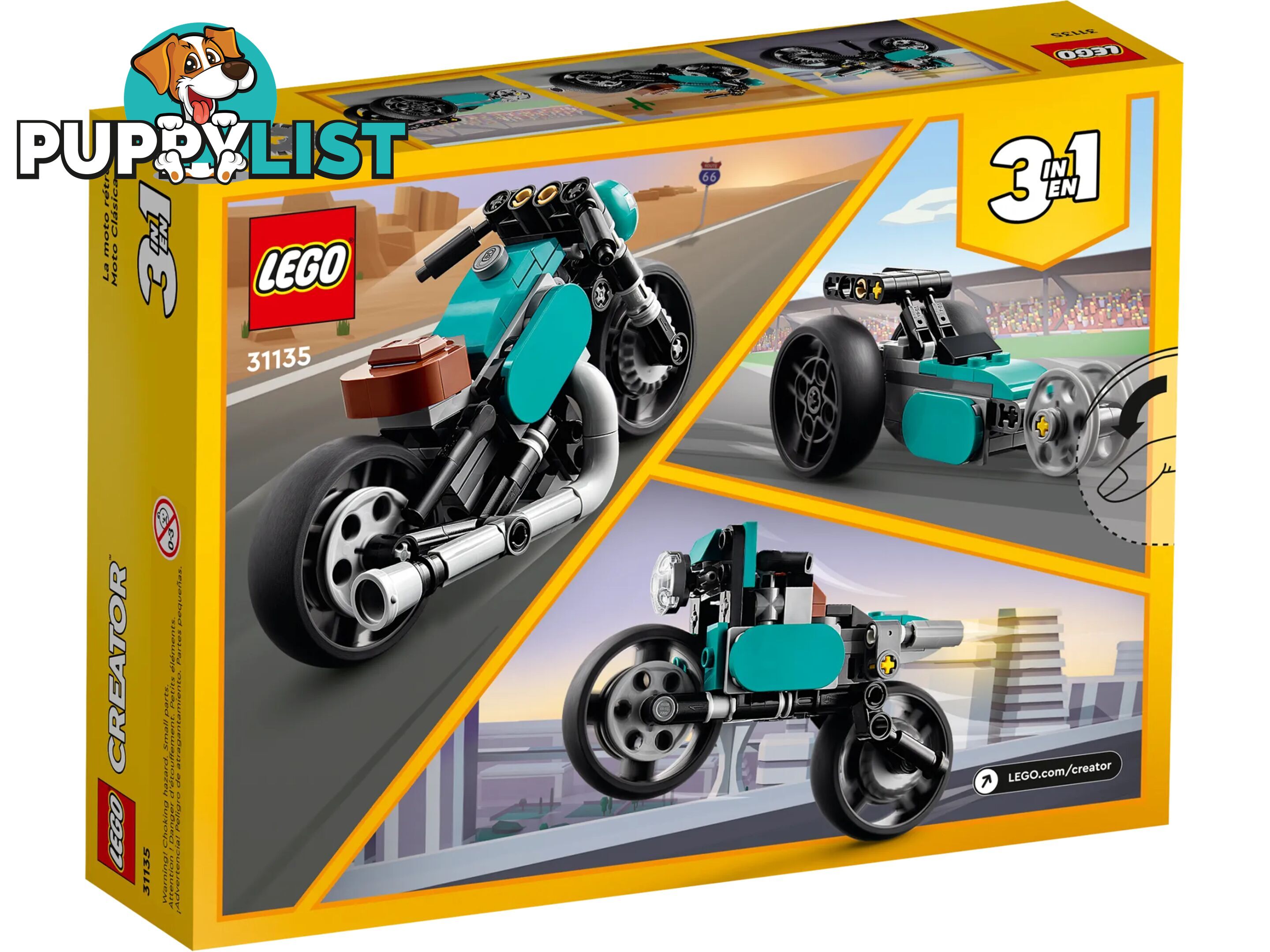 LEGO 31135 Vintage Motorcycle - Creator 3in1 - 5702017415888