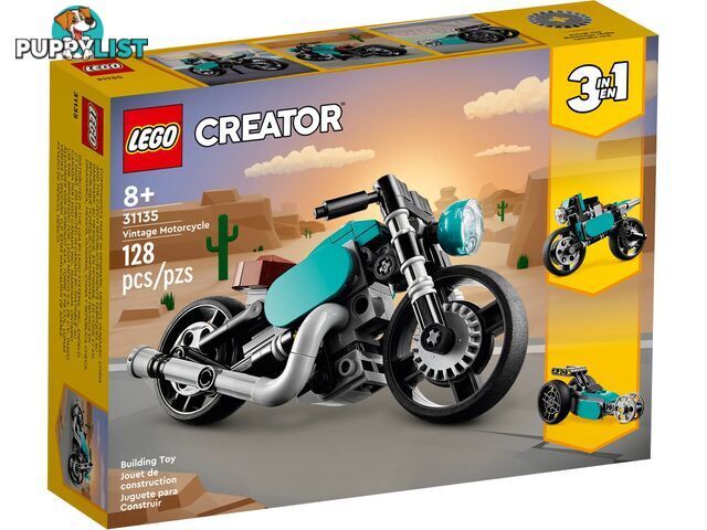 LEGO 31135 Vintage Motorcycle - Creator 3in1 - 5702017415888