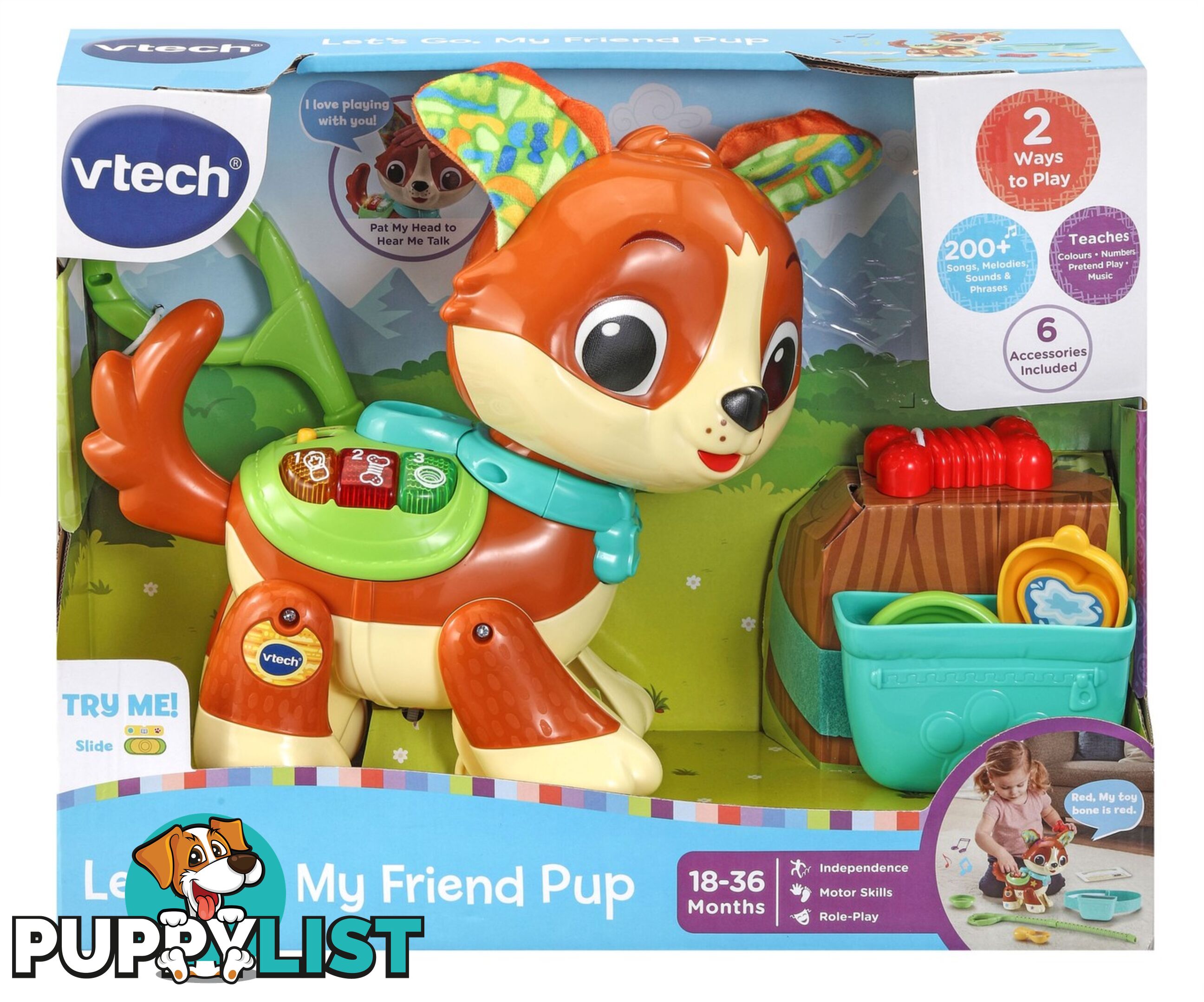 Vtech - Let's Go My Friend Action Pup - Tn80552563004 - 3417765525636