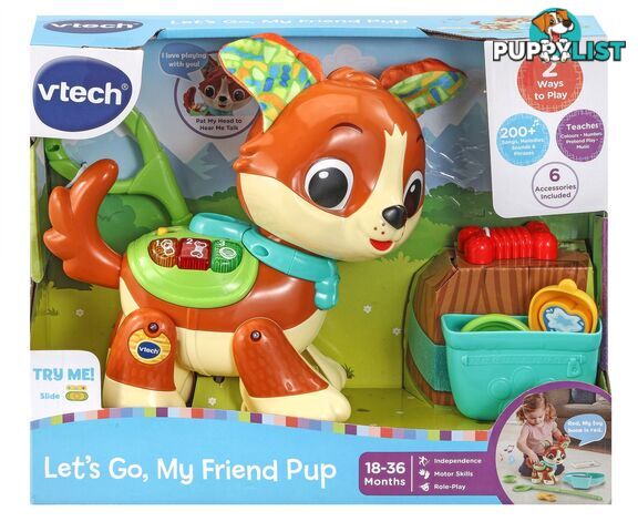 Vtech - Let's Go My Friend Action Pup - Tn80552563004 - 3417765525636