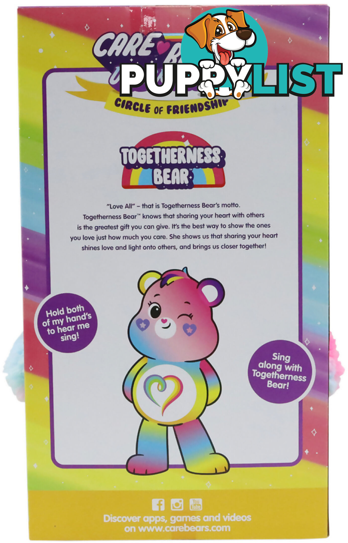 Care Bears - Togetherness Singing Plush Bear - Hs22371 - 840150223719