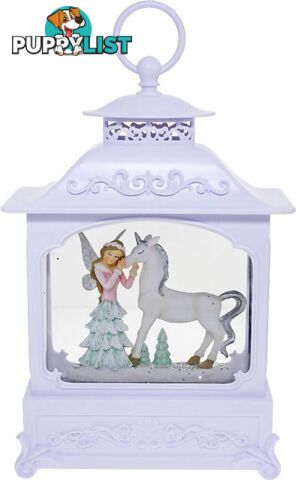 Cotton Candy - Xmas White Lantern Fairy & Unicorn - Ccxac337 - 9353468004969