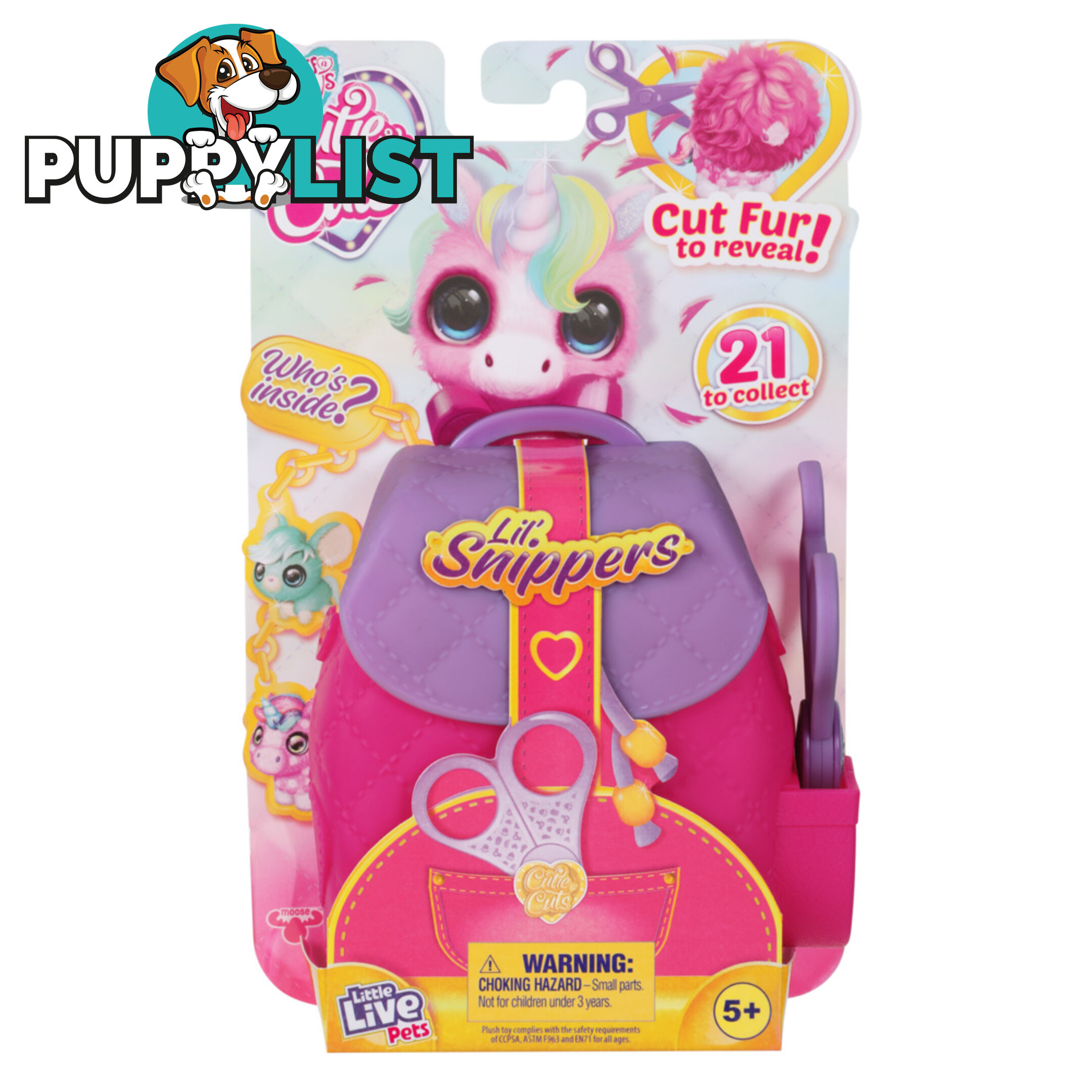 Little Live Scruff-a-luvs Cutie Cuts S3 Lil  Snippers Single Pack - Mj30165 - 630996301654