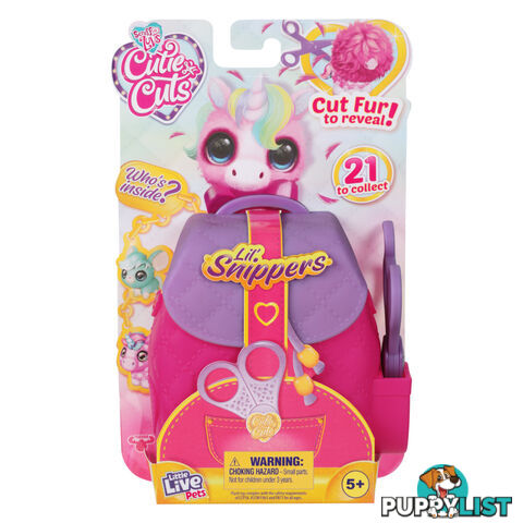 Little Live Scruff-a-luvs Cutie Cuts S3 Lil  Snippers Single Pack - Mj30165 - 630996301654