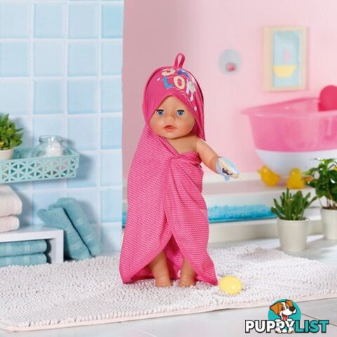 Baby Born - Bath Hooded Towel Set Bj830635 - 4001167830635