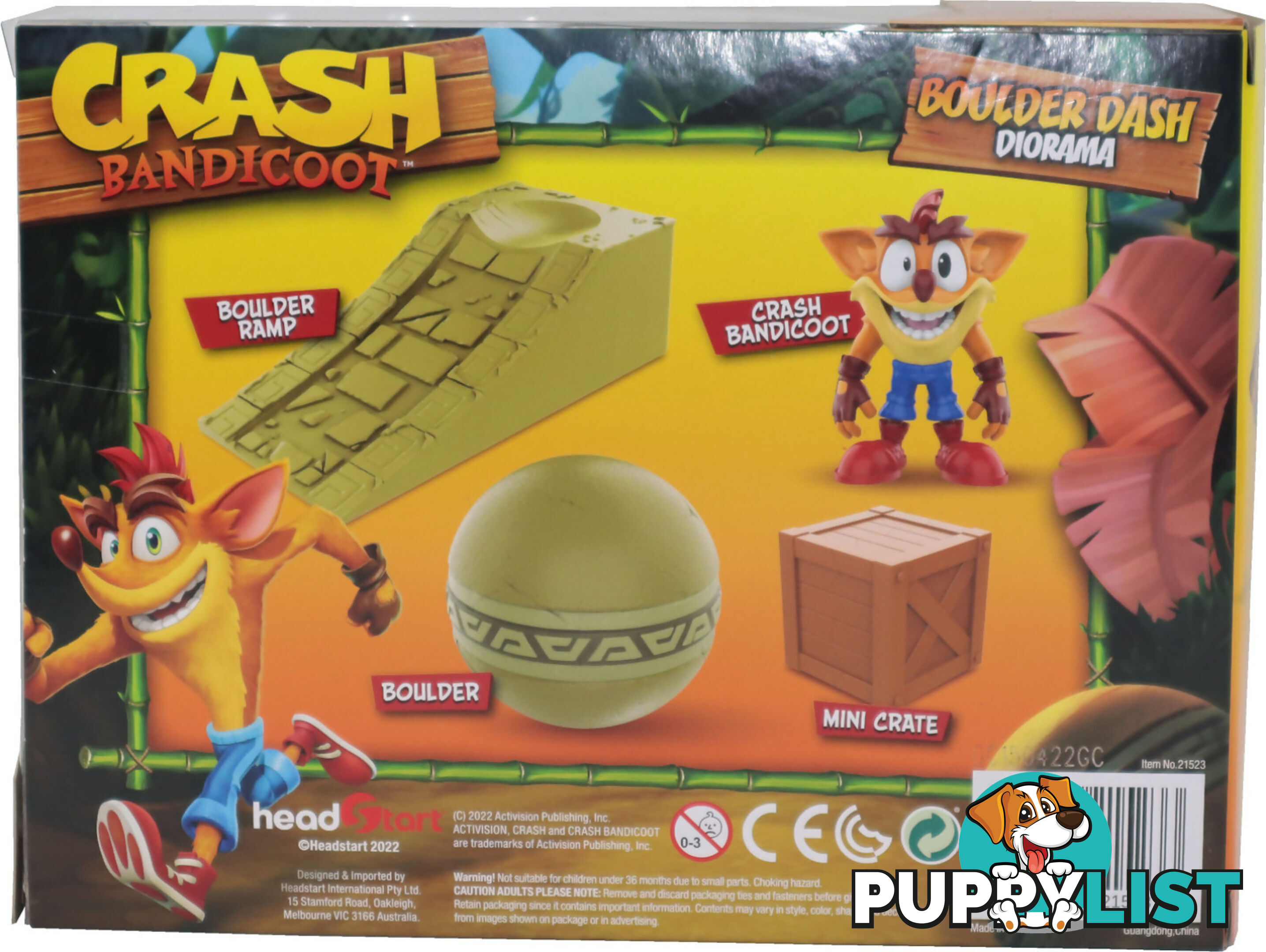 Crash Bandicoot - 2.5'' Boulder Dash Diorama - Hs21523 - 840150215233