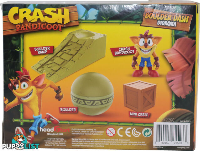 Crash Bandicoot - 2.5'' Boulder Dash Diorama - Hs21523 - 840150215233