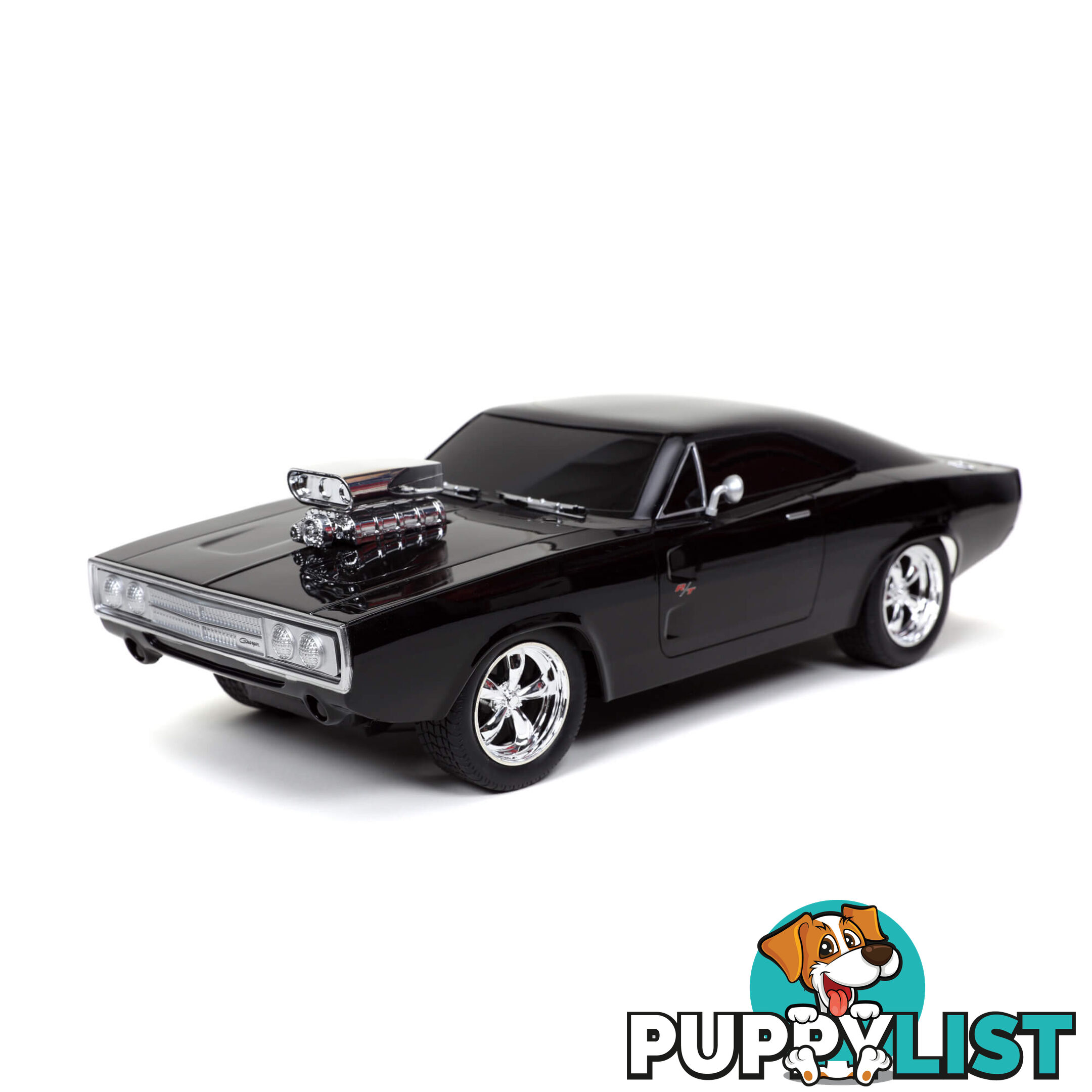 Fast & Furious   Rc Dom's 1970 Dodge Charger R/t (1:16) Remote Control - Hc10097584 - 0801310975848