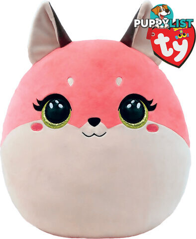 Ty Squish-a-boos - Roxie The Pink Fox Medium 25cm - Squishy Beanies - Bg39223 - 008421392230