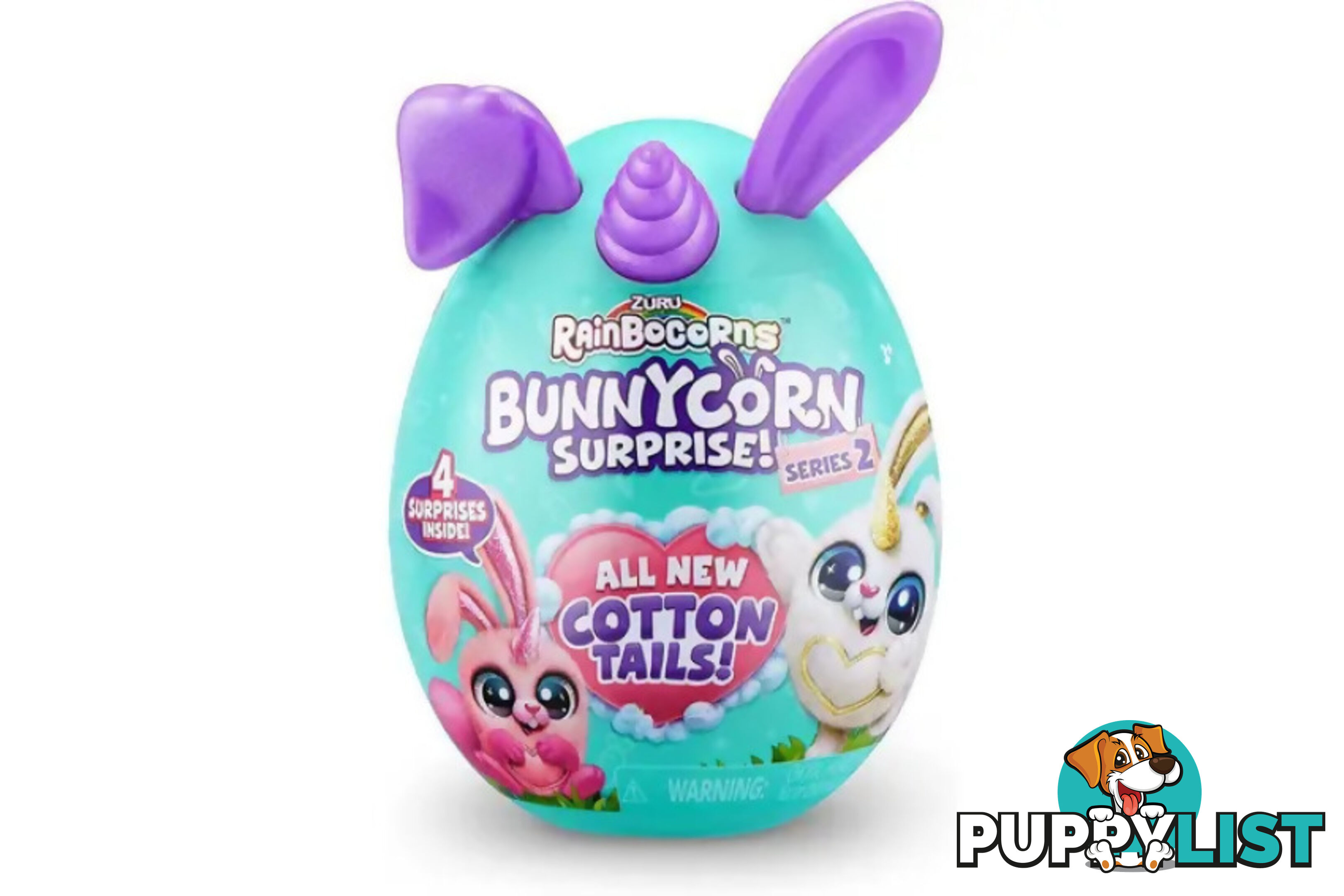 Zuru - Rainbocorns Bunnycorns S2 Surprise Cotton Tails Assorted Styles - Azazt9280 - 193052050038