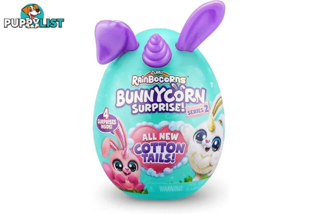 Zuru - Rainbocorns Bunnycorns S2 Surprise Cotton Tails Assorted Styles - Azazt9280 - 193052050038