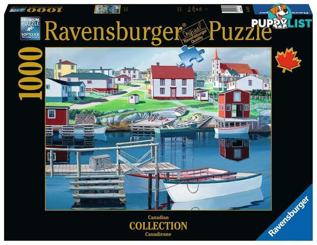 Ravensburger - Greenspond Harbor Jigsaw Puzzle 1000pc Rb16833 - 4005556168330