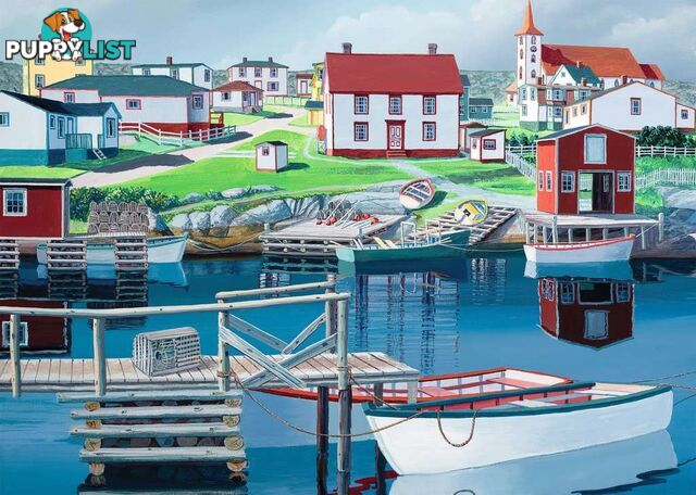 Ravensburger - Greenspond Harbor Jigsaw Puzzle 1000pc Rb16833 - 4005556168330