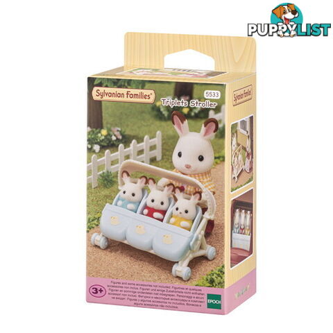 Sylvanian Families - Triplets Stroller - Mdsf5533 - 5054131055335