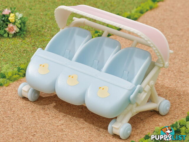 Sylvanian Families - Triplets Stroller - Mdsf5533 - 5054131055335