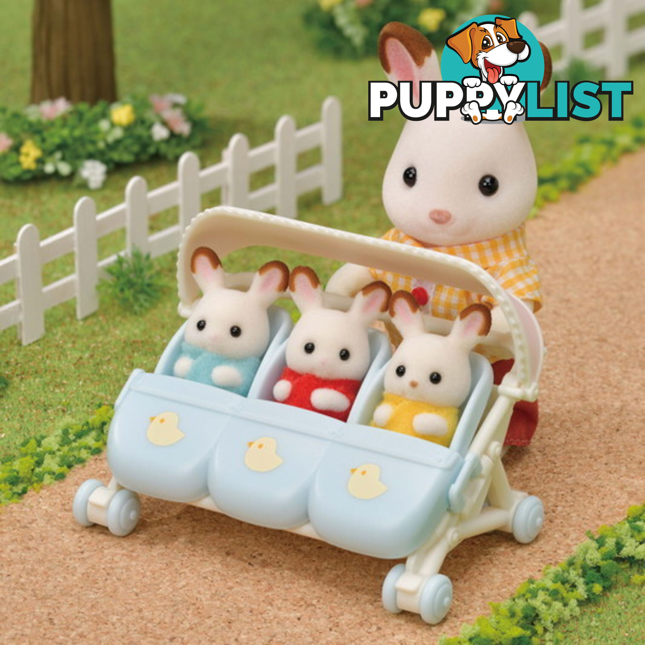 Sylvanian Families - Triplets Stroller - Mdsf5533 - 5054131055335