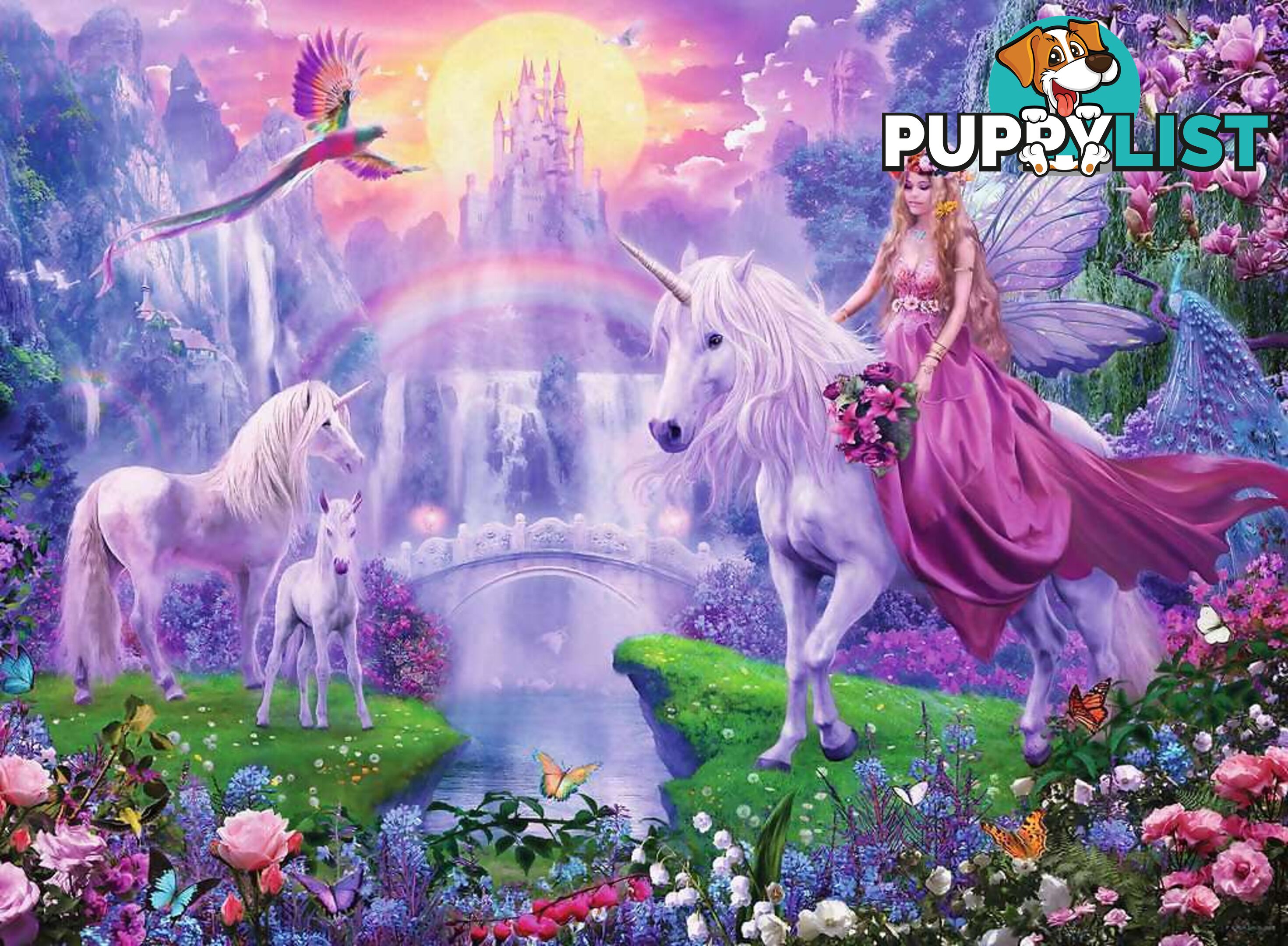 Ravensburger - Unicorn Kingdom Jigsaw Puzzle 200pc - Mdrb12903 - 4005556129034