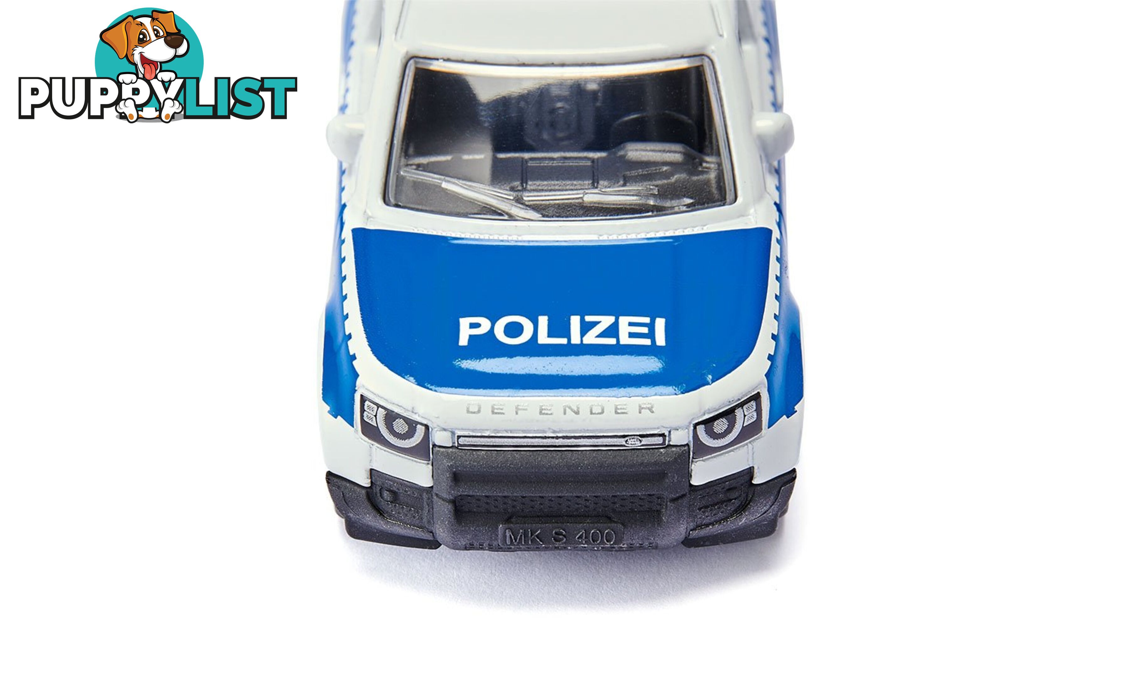 Siku - Land Rover Defender German Federal Police Car - Mdsi1569 - 4006874015696