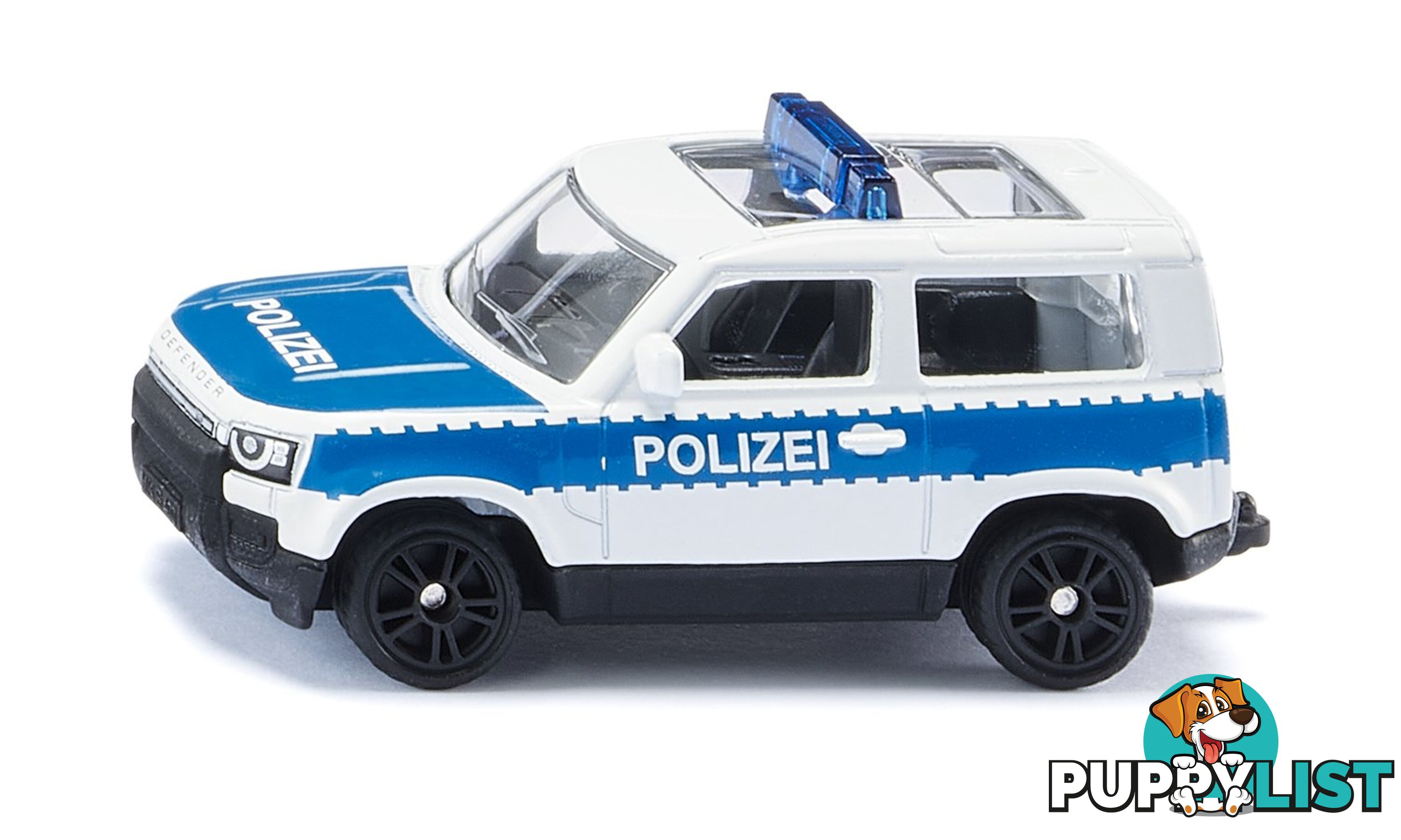 Siku - Land Rover Defender German Federal Police Car - Mdsi1569 - 4006874015696