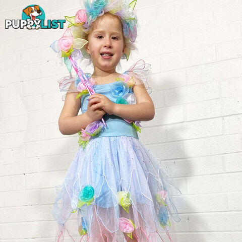 Fairy Girls - Costume Crystal Fairy Dress Pastel Small - Fgfg436pas - 9787117064361