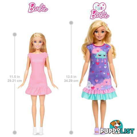 Barbie Doll For Preschoolers My First Barbie Deluxe Blonde - Mahmm66 - 194735131662