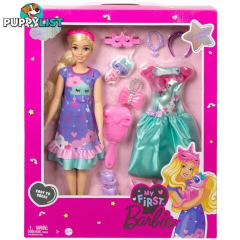 Barbie Doll For Preschoolers My First Barbie Deluxe Blonde - Mahmm66 - 194735131662