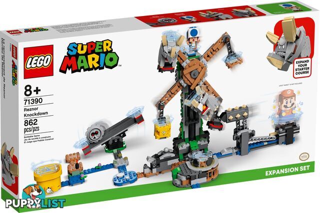 LEGO 71390 Reznor Knockdown Expansion Set - Super Mario - 5702016913293