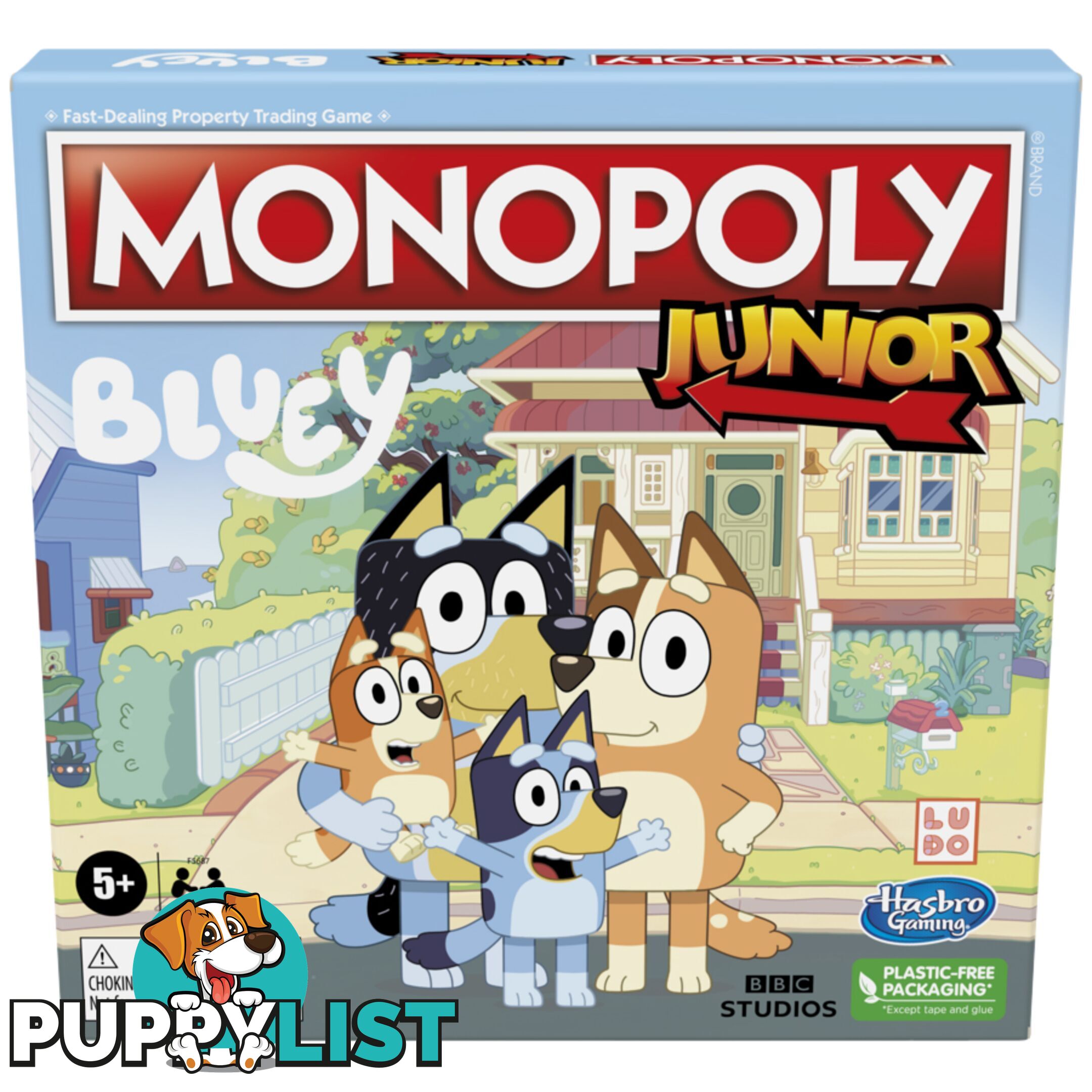 Hasbro Monopoly Junior Bluey Edition - Hbf5687ga01 - 195166174679