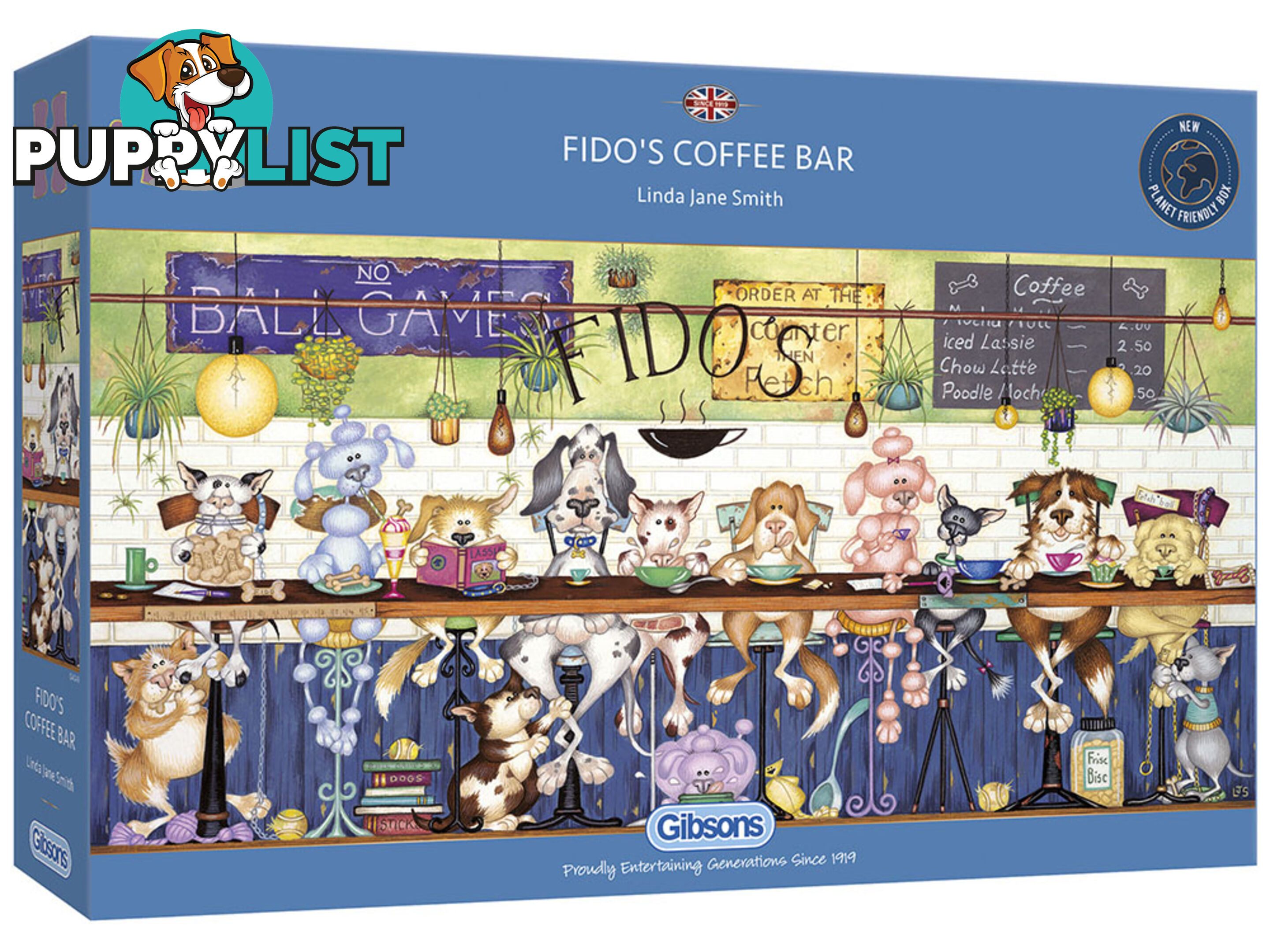 Gibsons - Fidos Coffee Bar Jigsaw Puzzle 636 Pieces - Jdgib040494 - 5012269040494