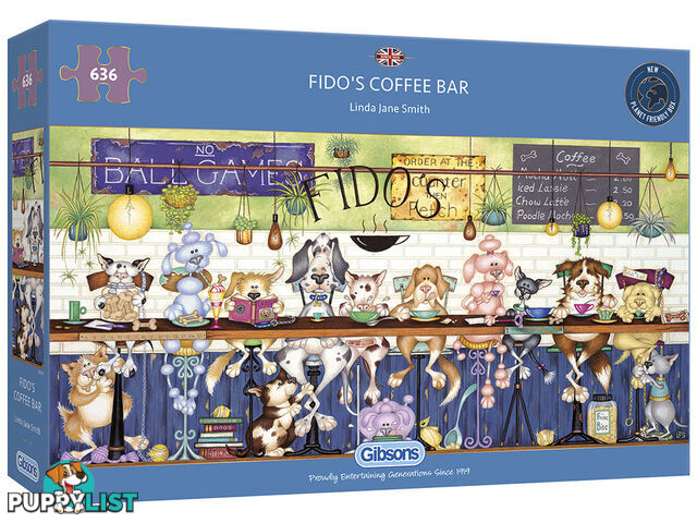 Gibsons - Fidos Coffee Bar Jigsaw Puzzle 636 Pieces - Jdgib040494 - 5012269040494